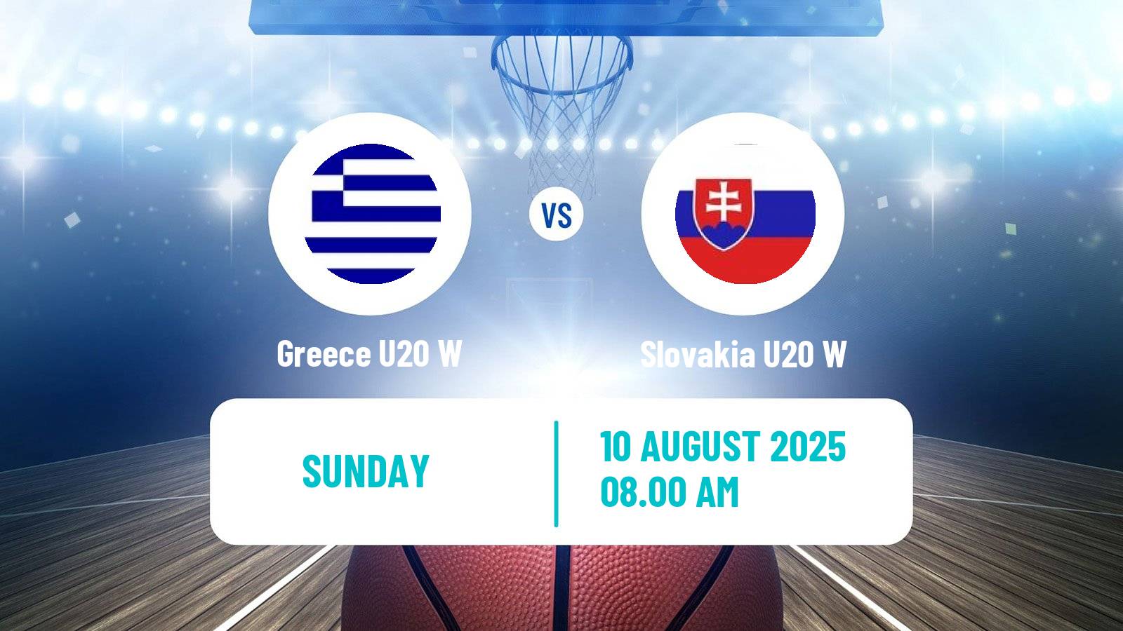 Basketball European Championship U20 B Basketball Women Greece U20 W - Slovakia U20 W