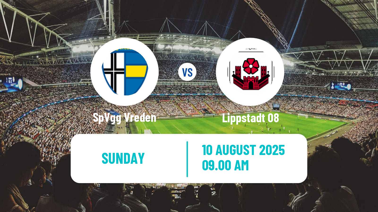 Football German Oberliga Westfalen Vreden - Lippstadt 08