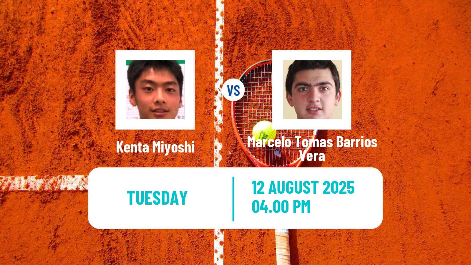 Tennis Barranquilla Challenger Men Kenta Miyoshi - Marcelo Tomas Barrios Vera