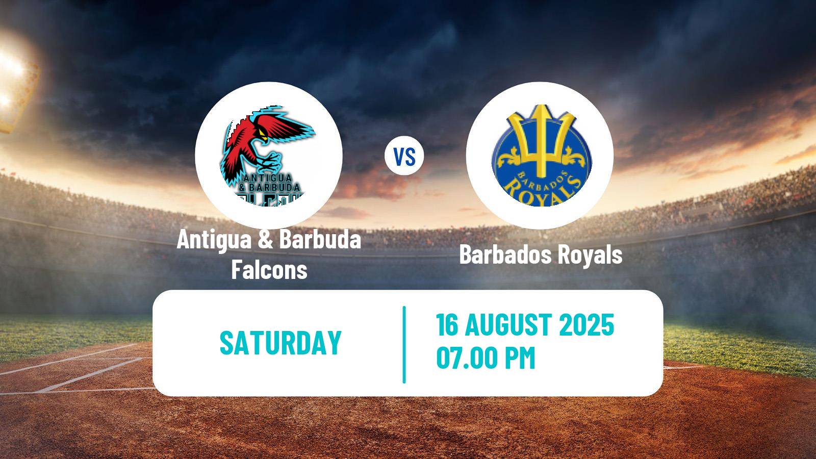 Cricket Caribbean Premier League Cricket Antigua & Barbuda Falcons - Barbados Royals
