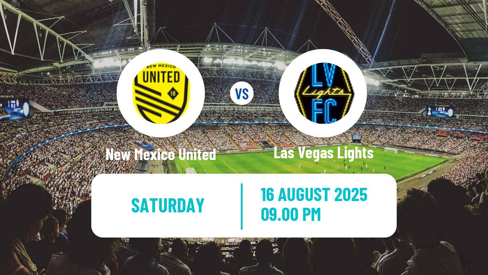 Football USL Championship New Mexico United - Las Vegas Lights