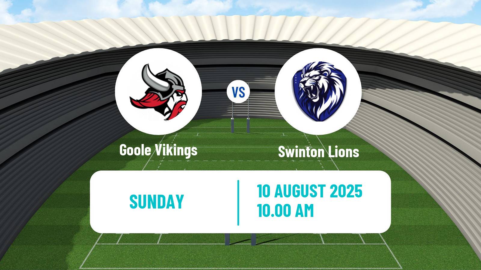 Rugby league English League 1 Rugby League Goole Vikings - Swinton Lions