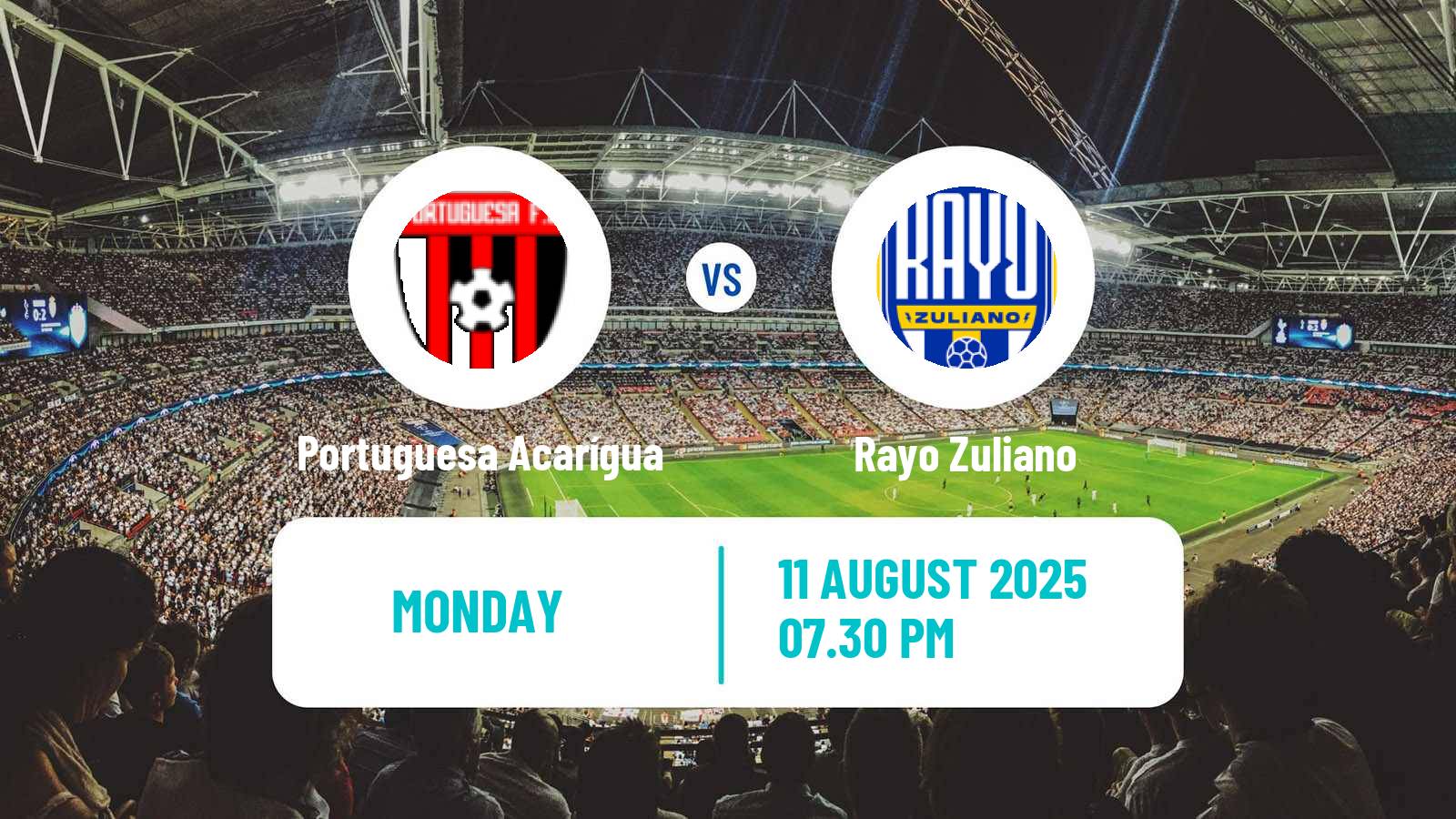 Football Venezuelan Primera Division Portuguesa Acarígua - Rayo Zuliano