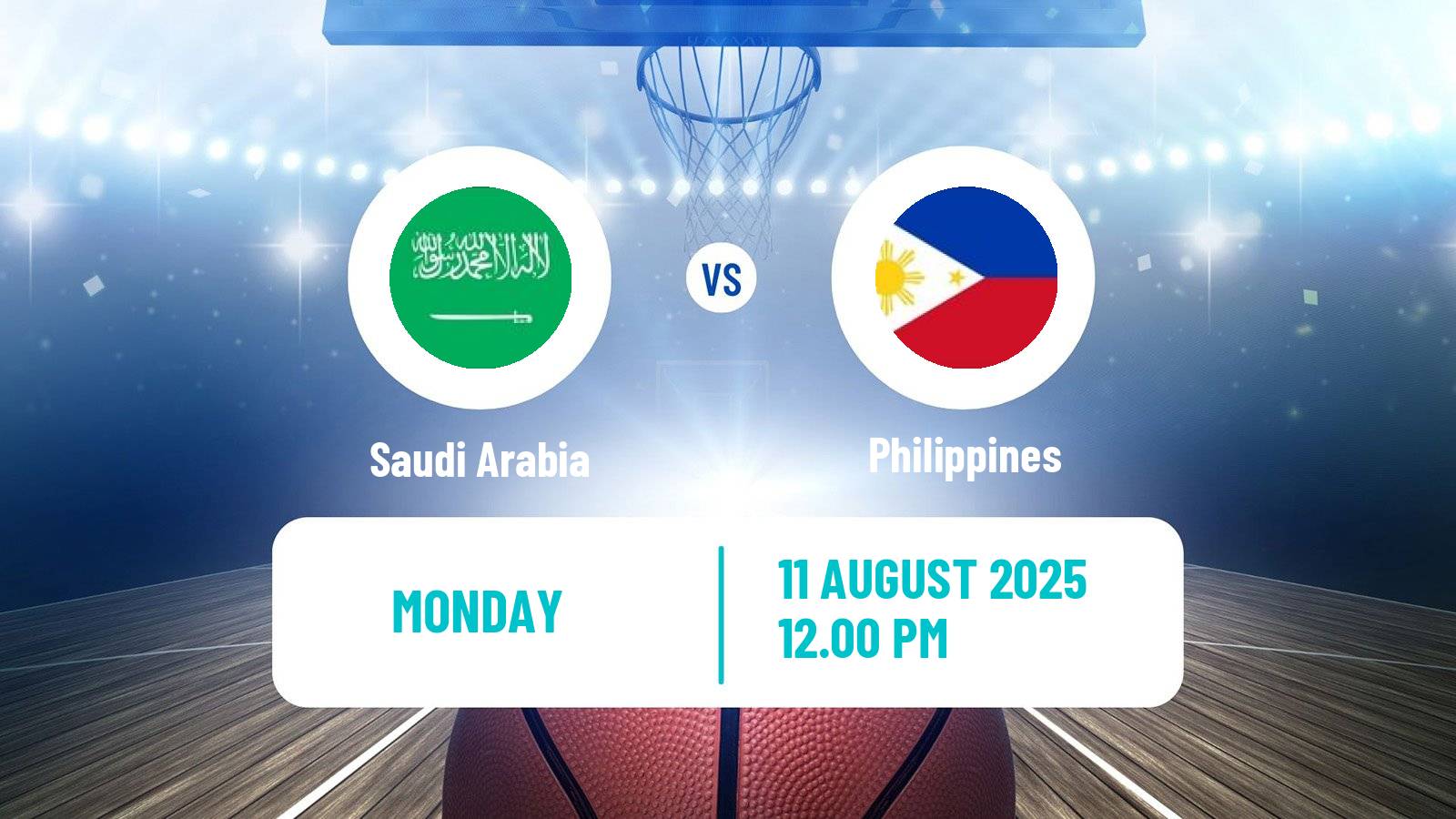 Basketball Asia Cup Basketball Saudi Arabia - Philippines