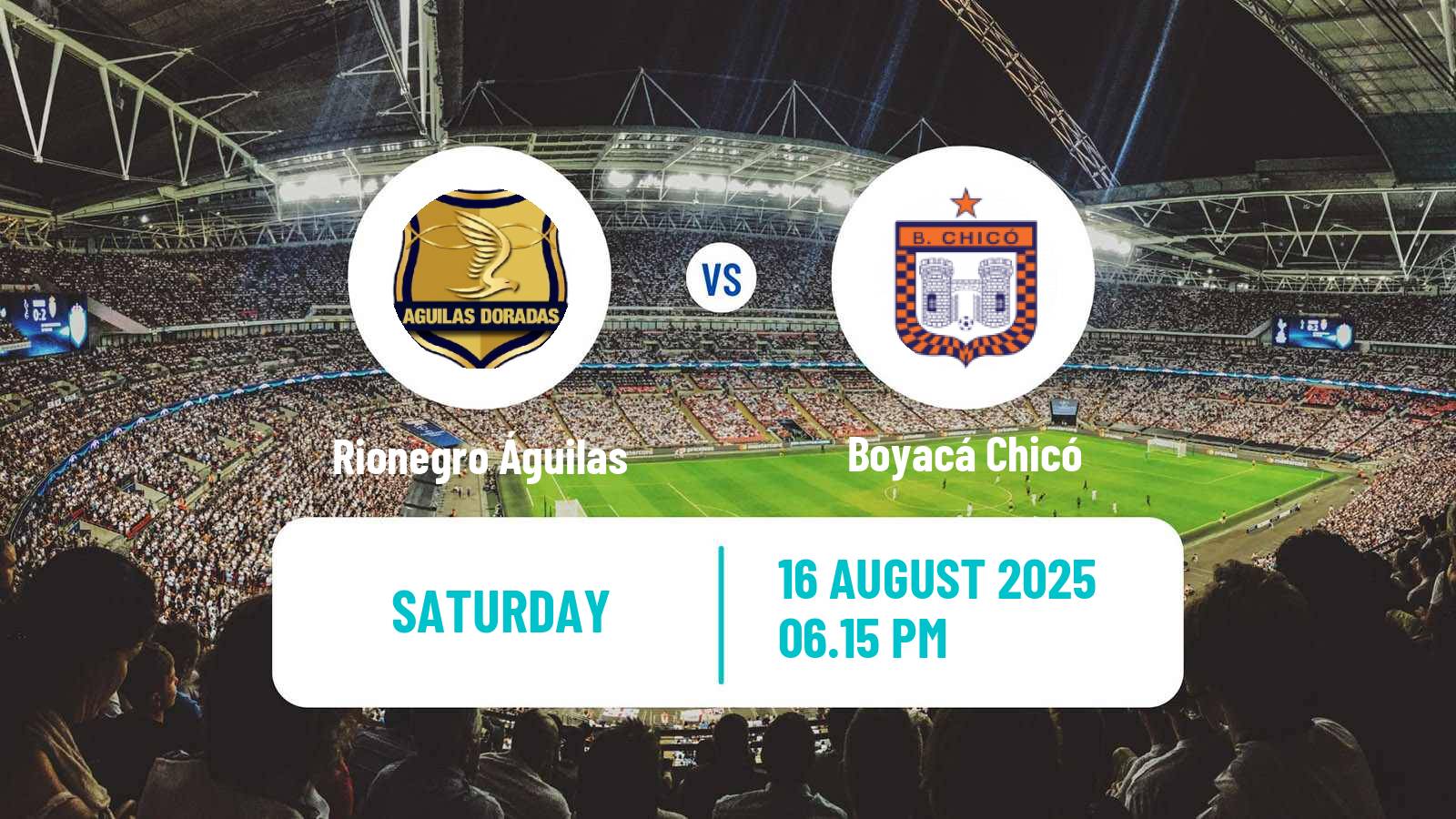 Football Colombian Primera A Rionegro Águilas - Boyacá Chicó