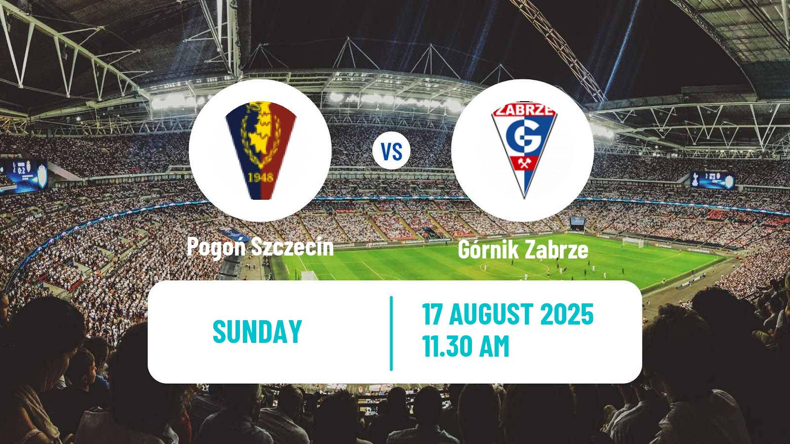 Football Polish Ekstraklasa Pogoń Szczecin - Górnik Zabrze