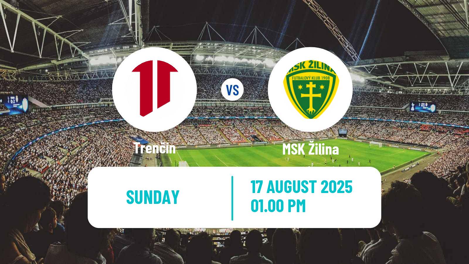 Football Slovak Superliga Trenčín - Žilina
