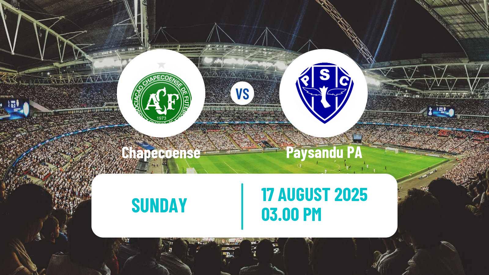 Football Brazilian Serie B Chapecoense - Paysandu