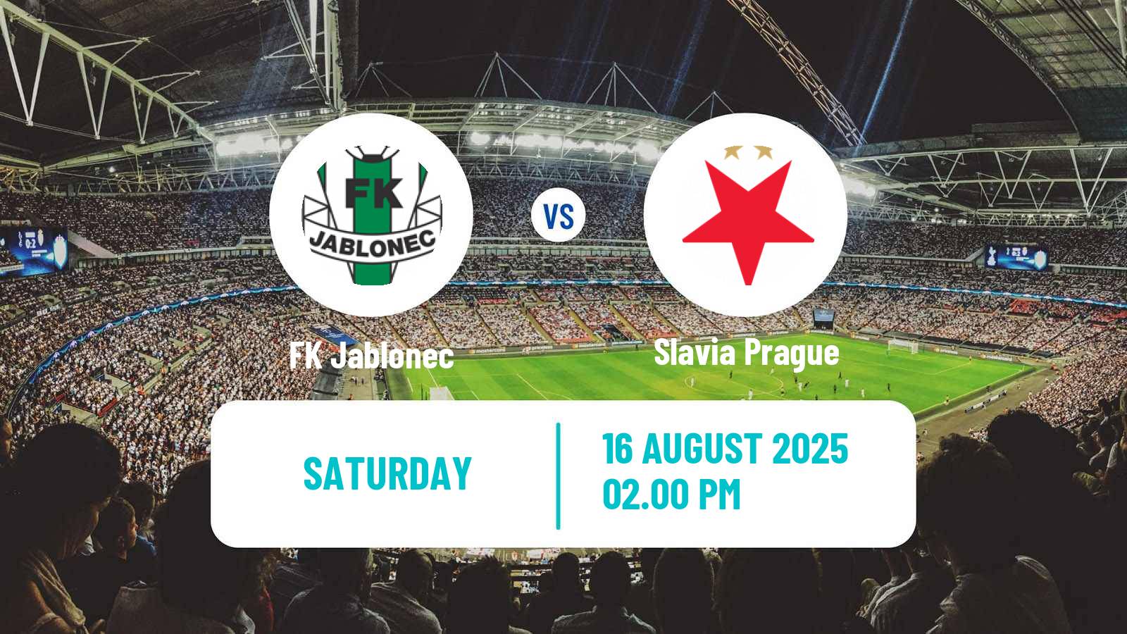 Football Czech 1 Liga Jablonec - Slavia Prague