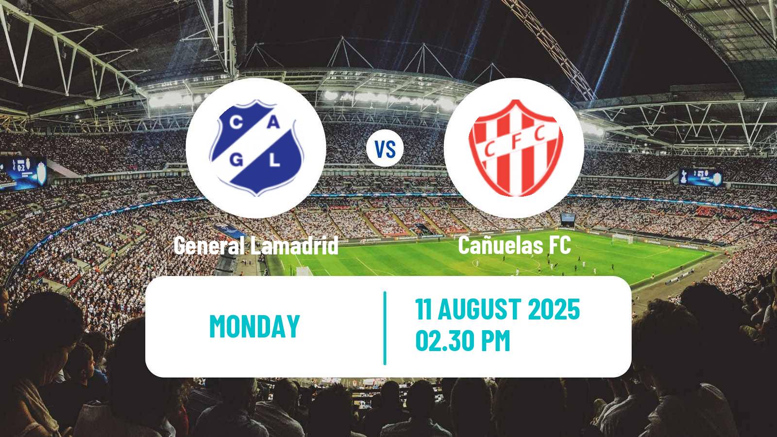 Football Argentinian Primera C General Lamadrid - Cañuelas
