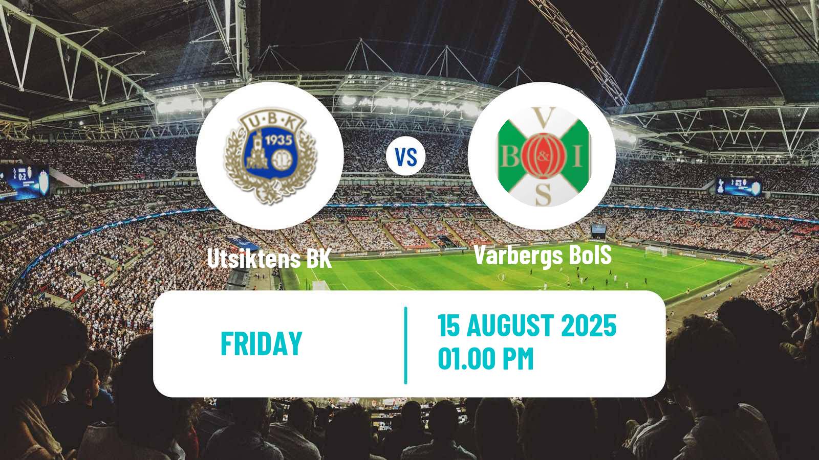 Football Swedish Superettan Utsikten - Varbergs BoIS