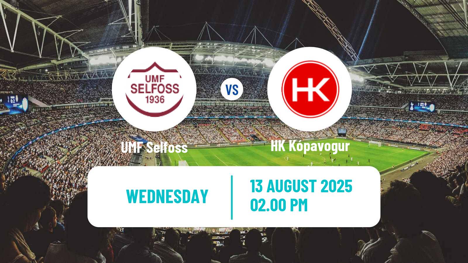 Football Icelandic Lengjudeildin Selfoss - HK Kópavogur