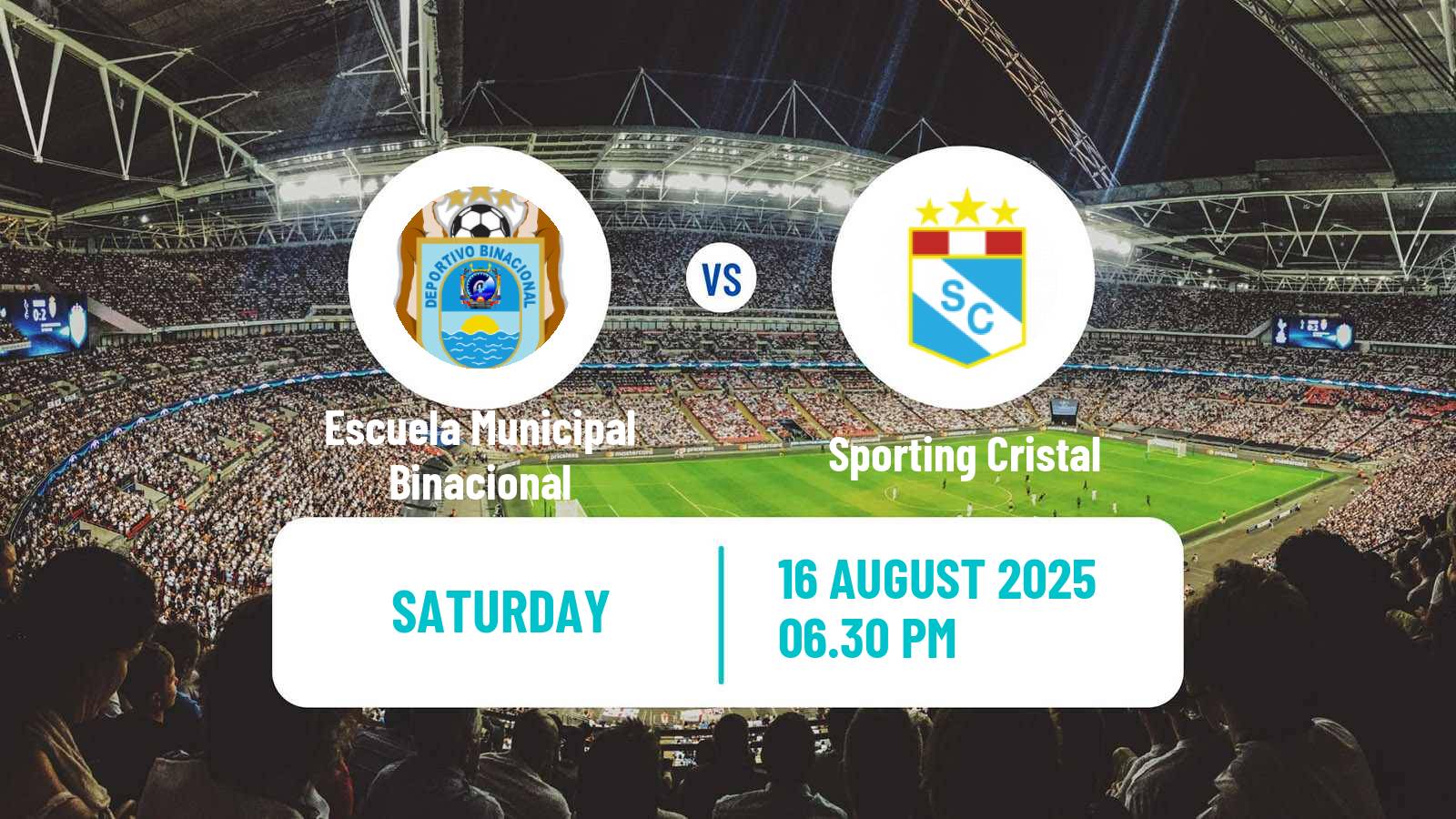 Football Peruvian Liga 1 Escuela Municipal Binacional - Sporting Cristal