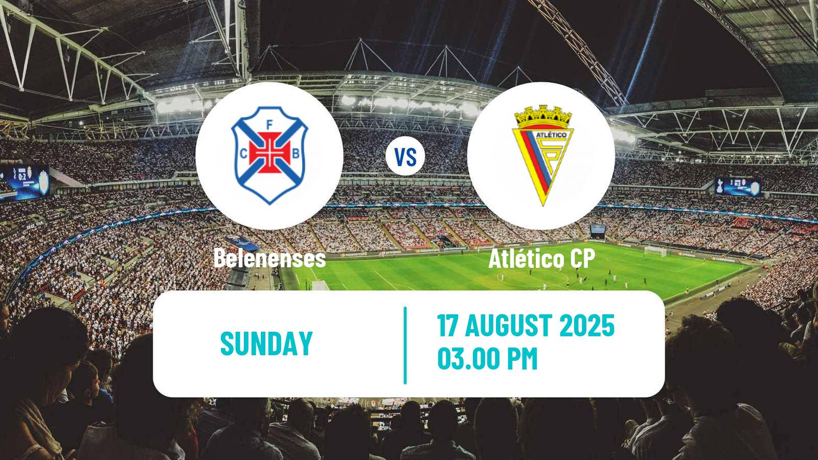 Football Portuguese Liga 3 Belenenses - Atlético CP