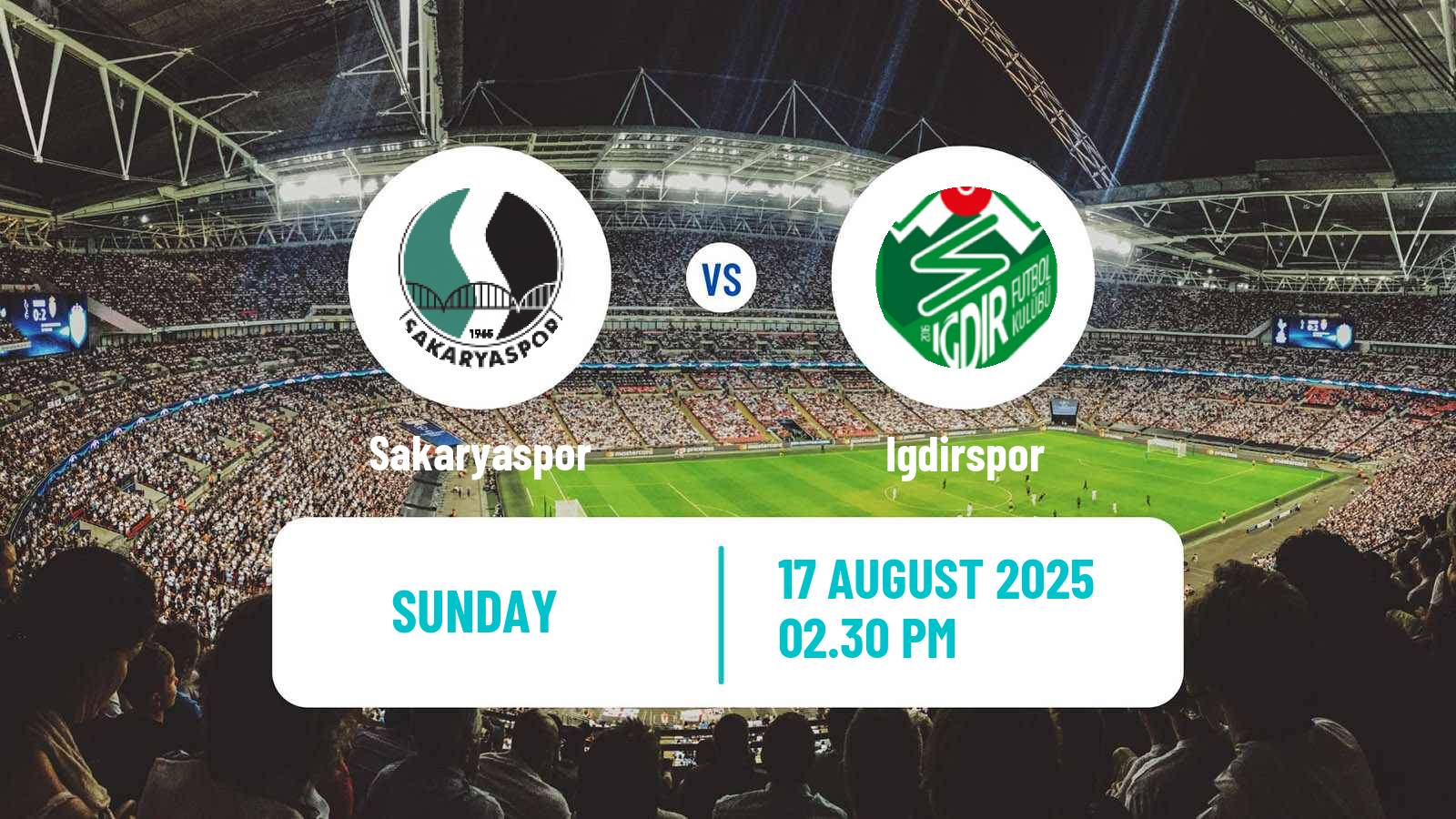 Football Turkish First League Sakaryaspor - Igdirspor