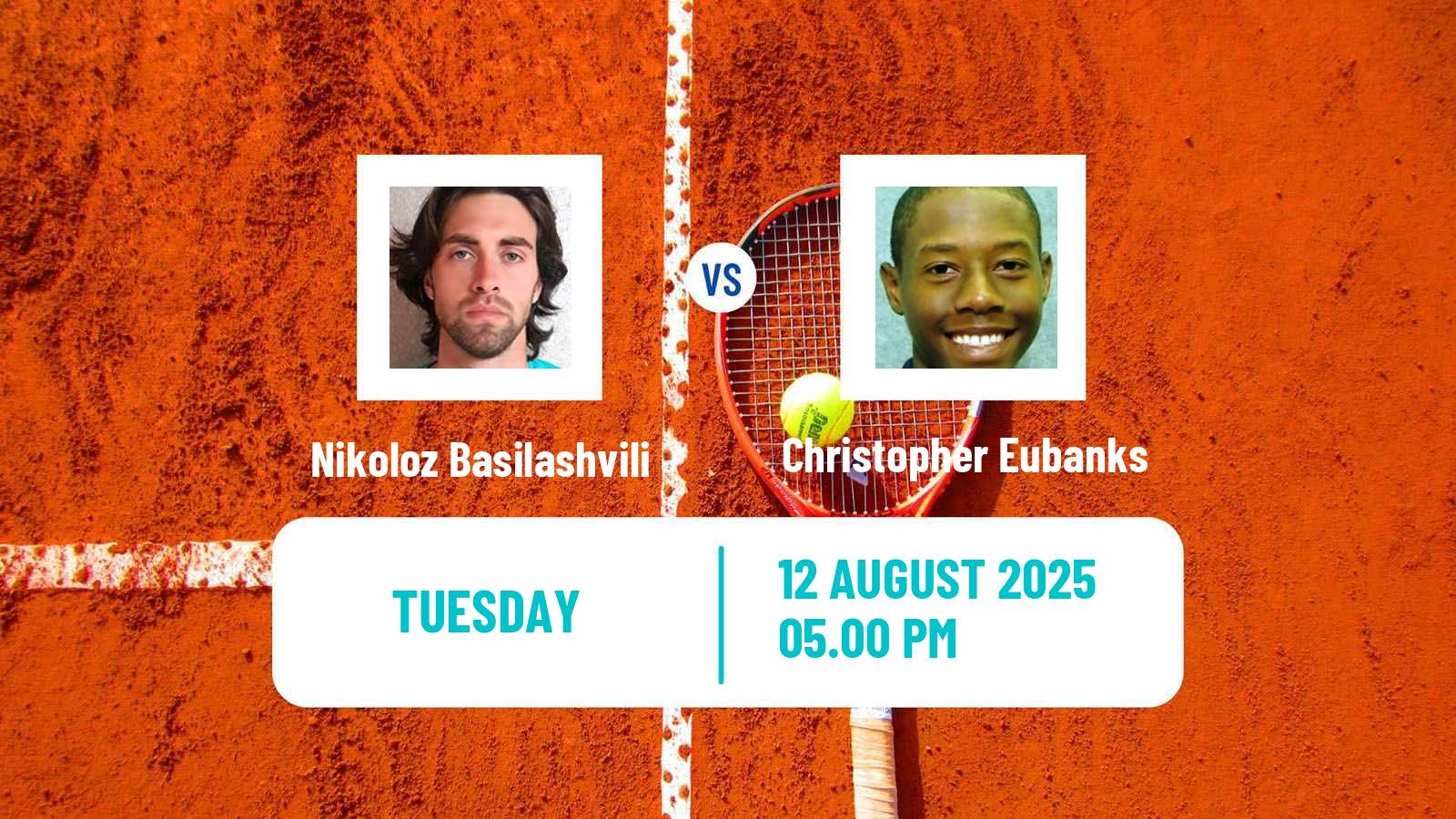 Tennis Sumter Challenger Men Nikoloz Basilashvili - Christopher Eubanks