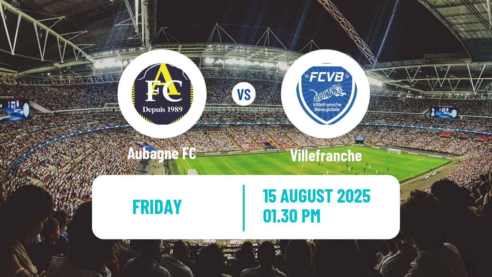 Football French National League Aubagne - Villefranche