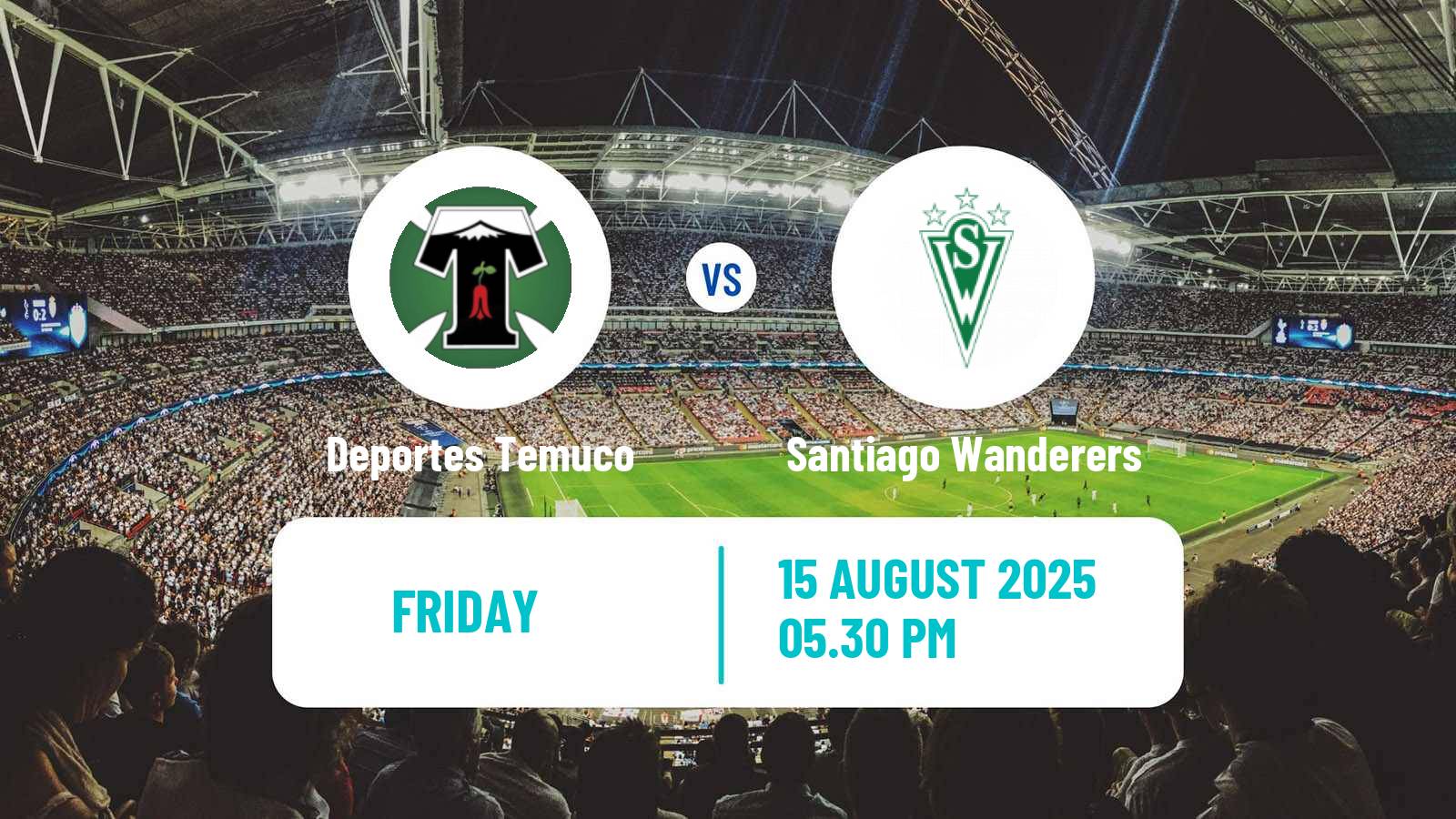 Football Chilean Primera B Deportes Temuco - Santiago Wanderers
