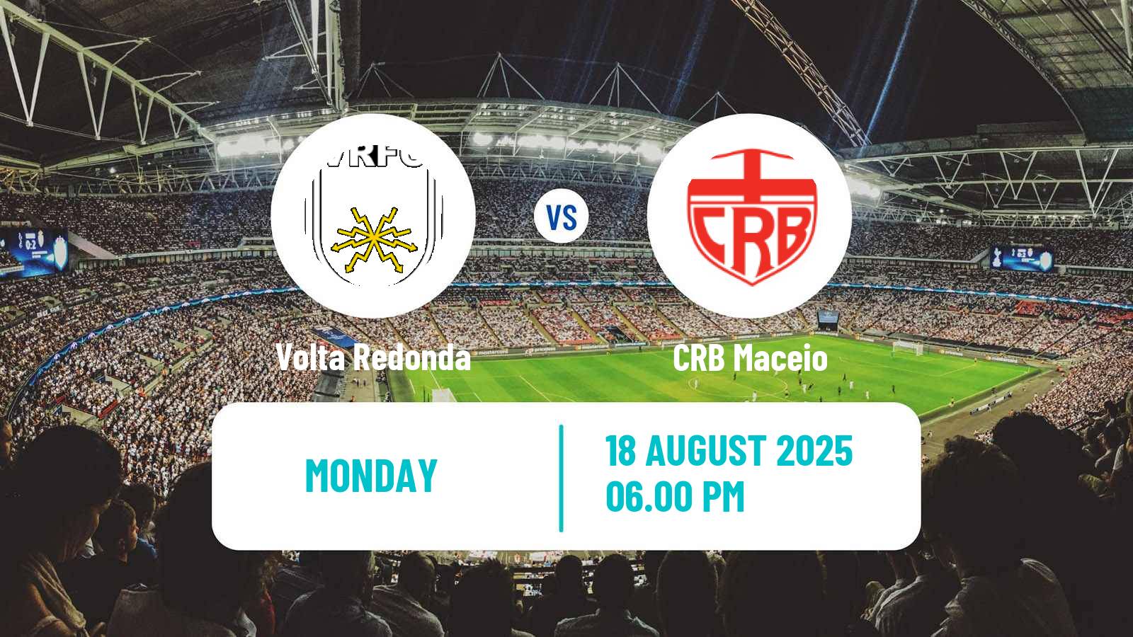 Football Brazilian Serie B Volta Redonda - CRB Maceio