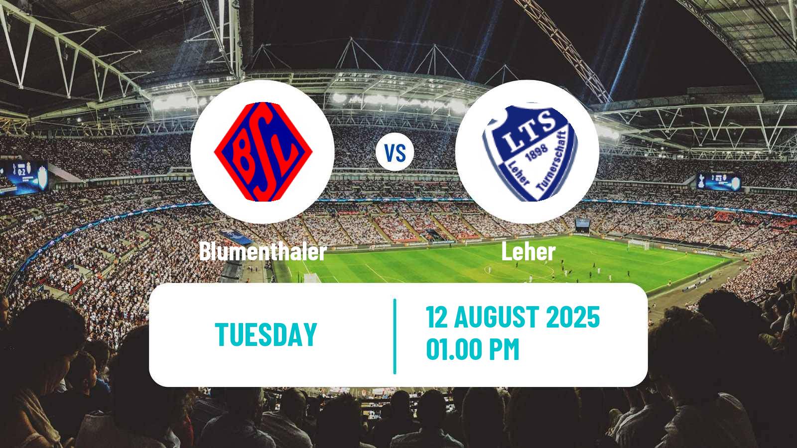 Football German Oberliga Bremen Blumenthaler - Leher