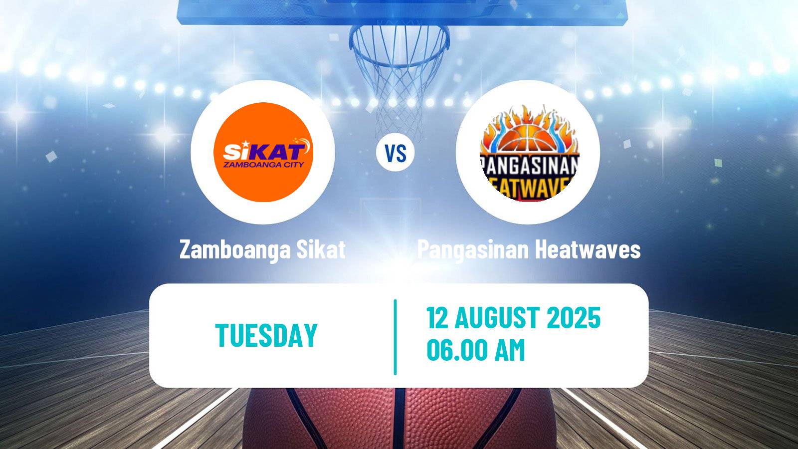 Basketball Philippines MBPL  Zamboanga Sikat - Pangasinan Heatwaves