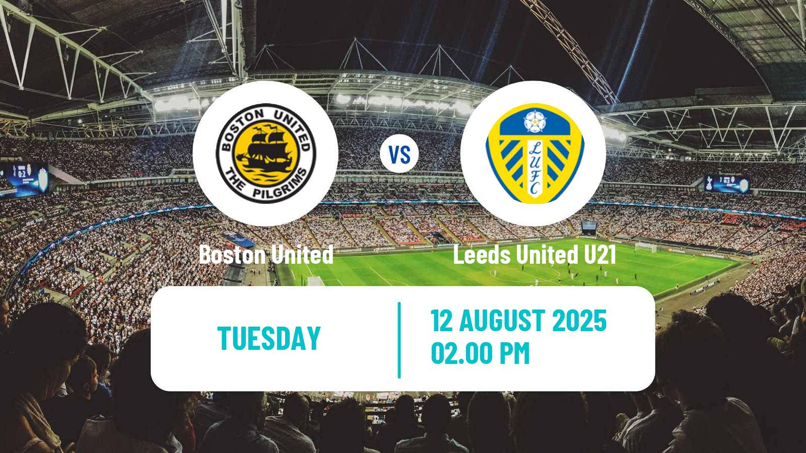 Football English National League Cup Boston United - Leeds United U21