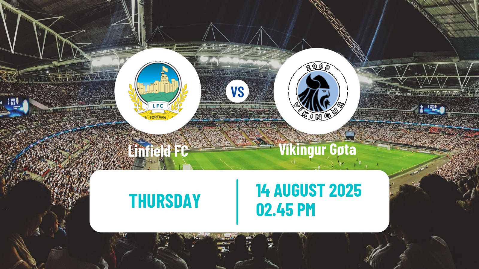 Football UEFA Europa Conference League Linfield - Víkingur Gøta