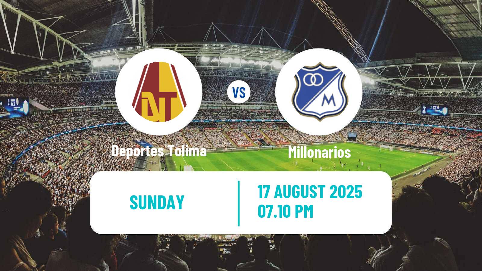 Football Colombian Primera A Deportes Tolima - Millonarios