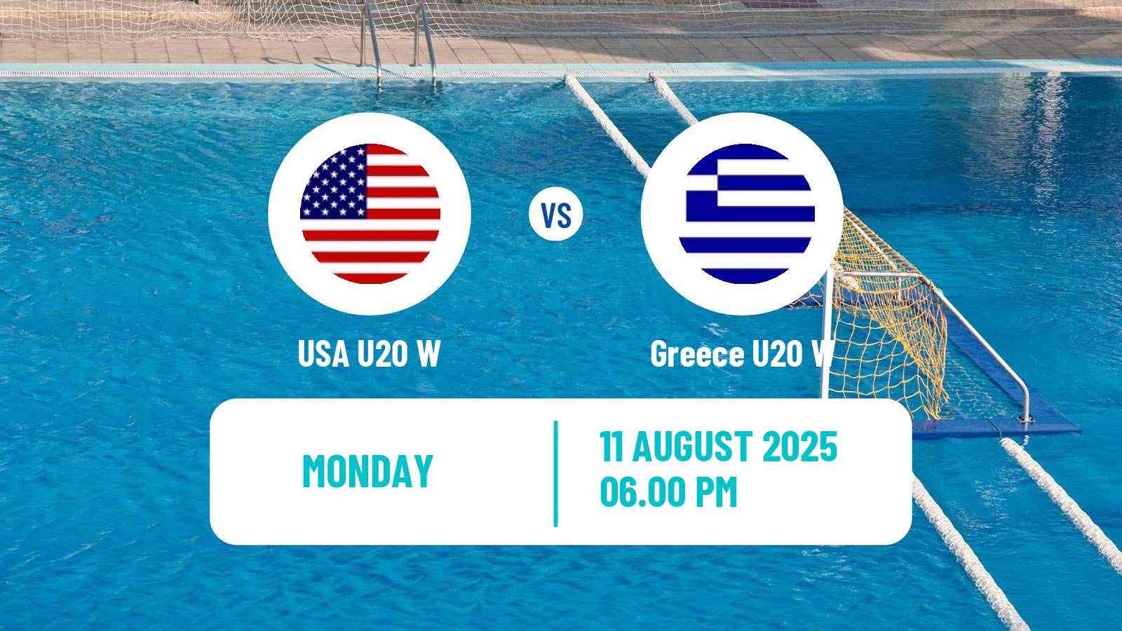 Water polo World Championship Water Polo U20 Women USA U20 W - Greece U20 W