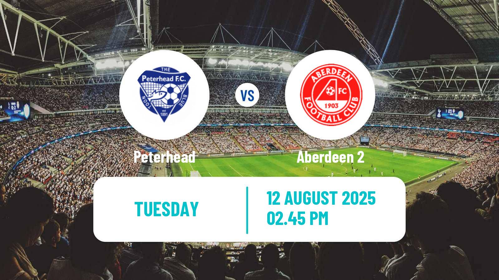 Football Scottish Challenge Cup Peterhead - Aberdeen 2