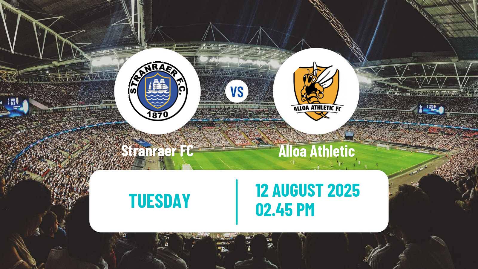 Football Scottish Challenge Cup Stranraer - Alloa Athletic