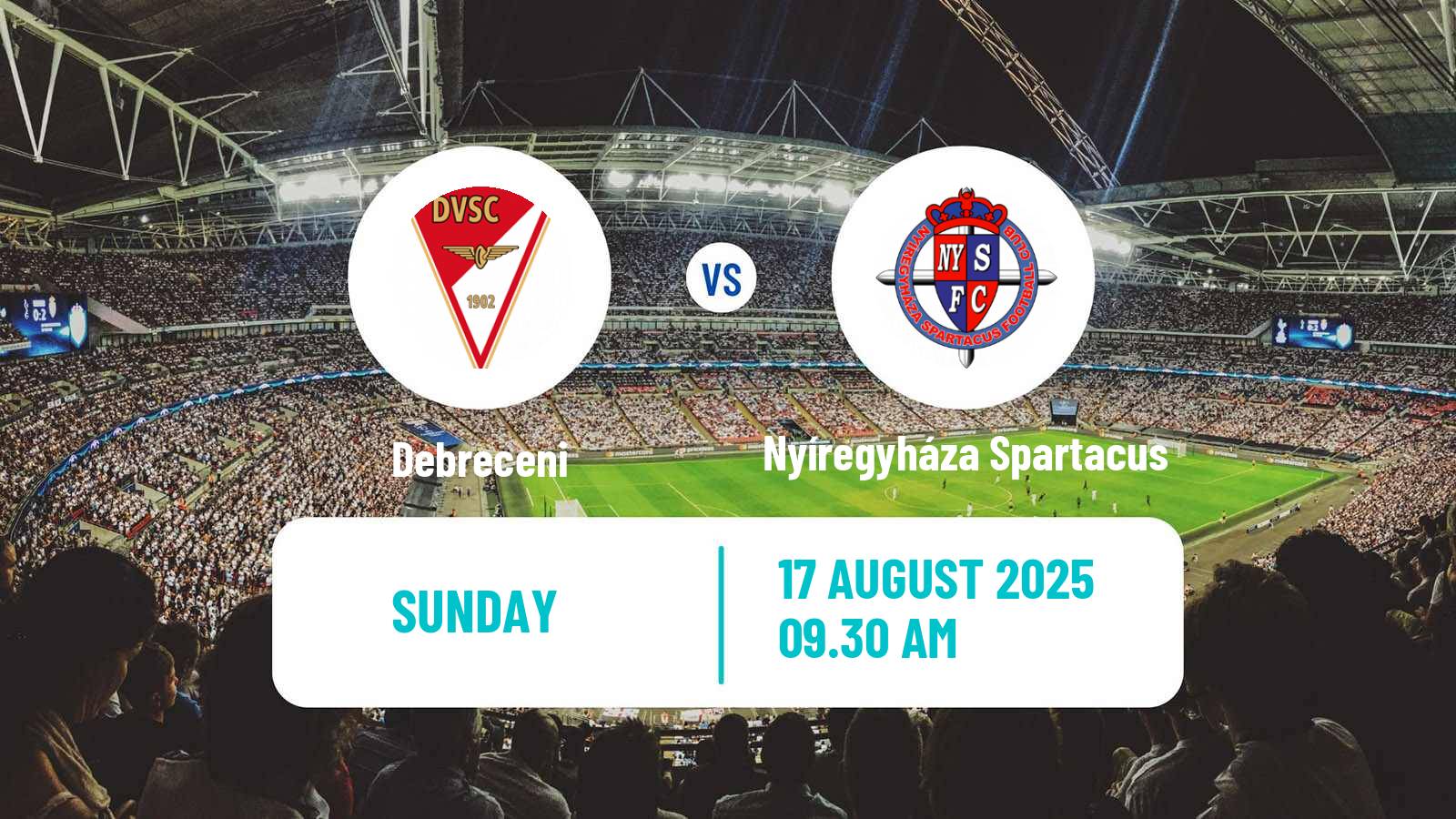 Football Hungarian NB I Debreceni - Nyíregyháza Spartacus