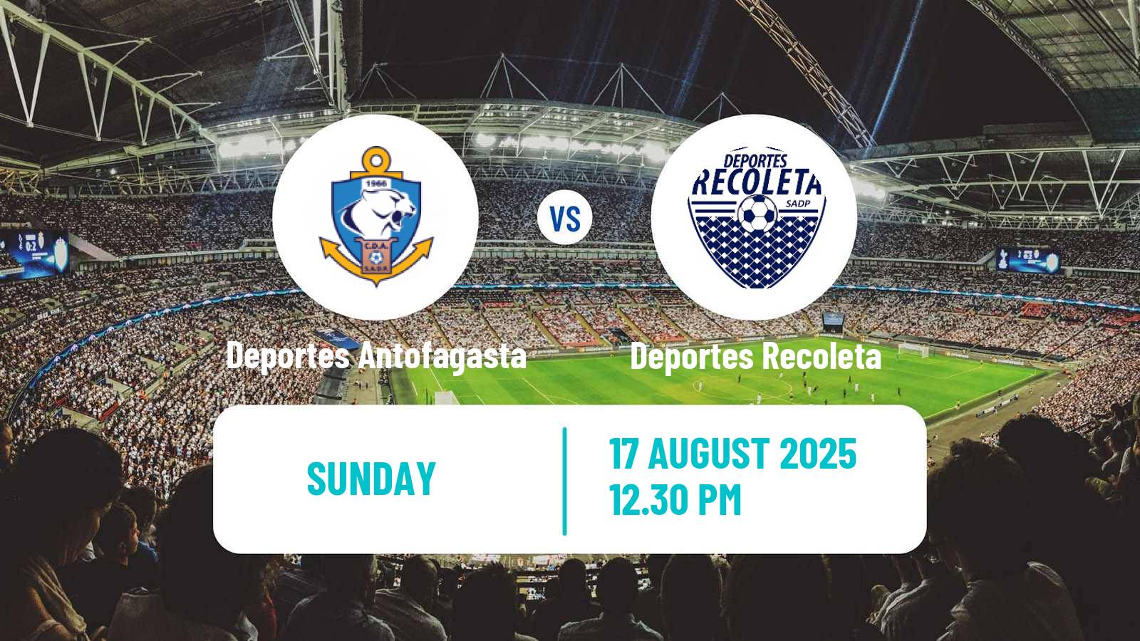 Football Chilean Primera B Deportes Antofagasta - Deportes Recoleta