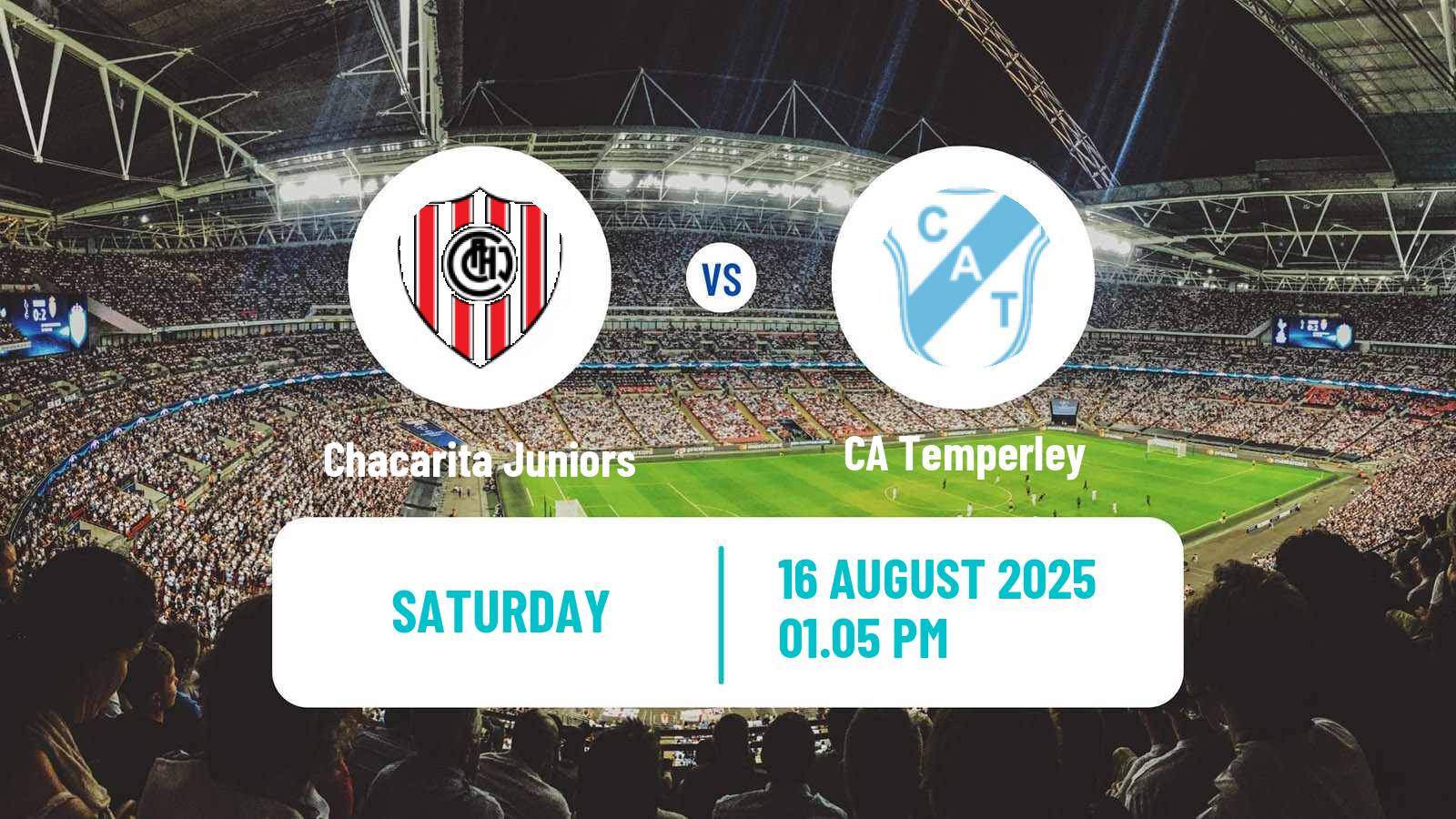 Football Argentinian Primera Nacional Chacarita Juniors - Temperley
