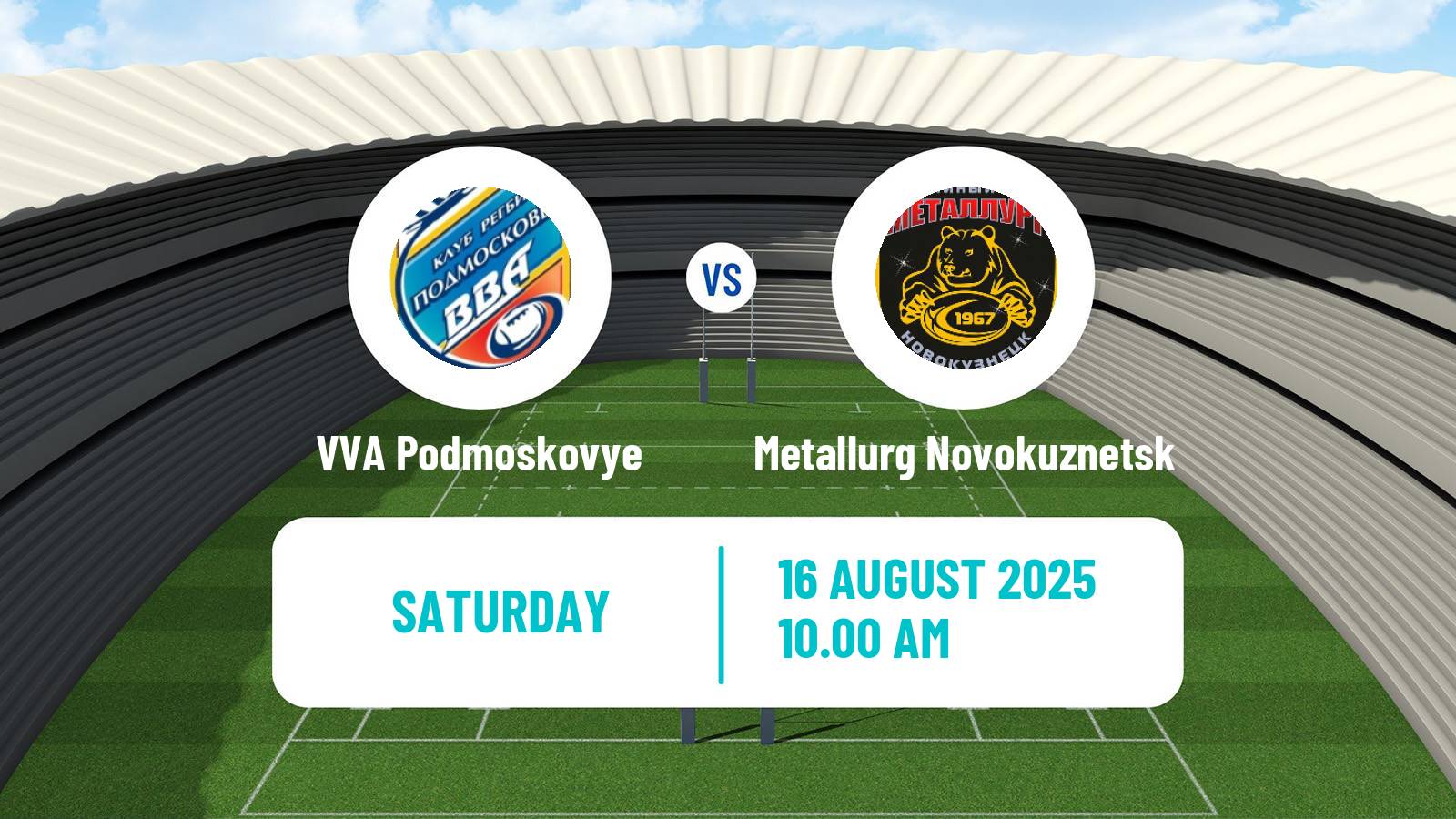 Rugby union Russian Premier League Rugby VVA Podmoskovye - Metallurg Novokuznetsk