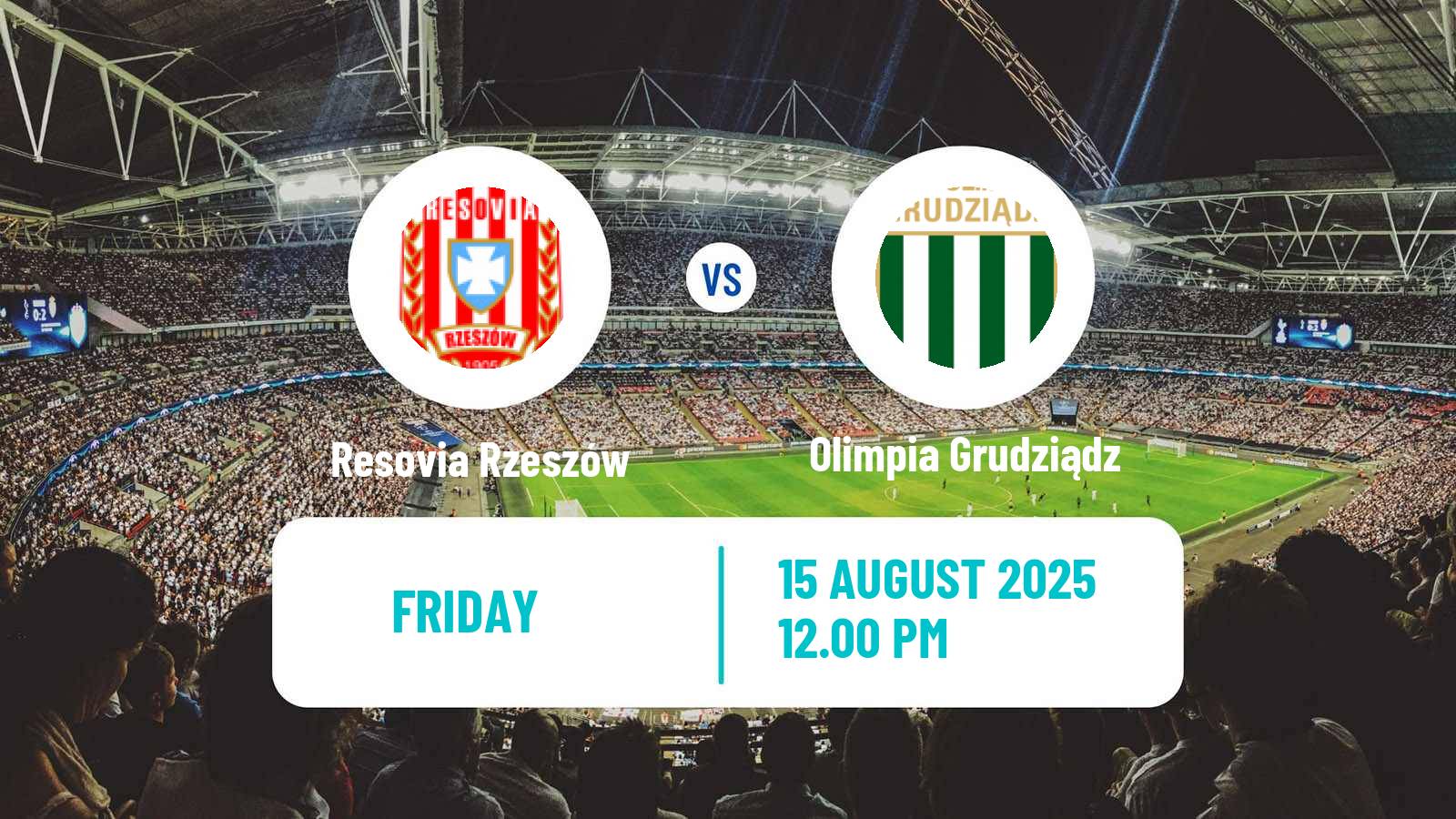 Football Polish Division 2 Resovia Rzeszów - Olimpia Grudziądz