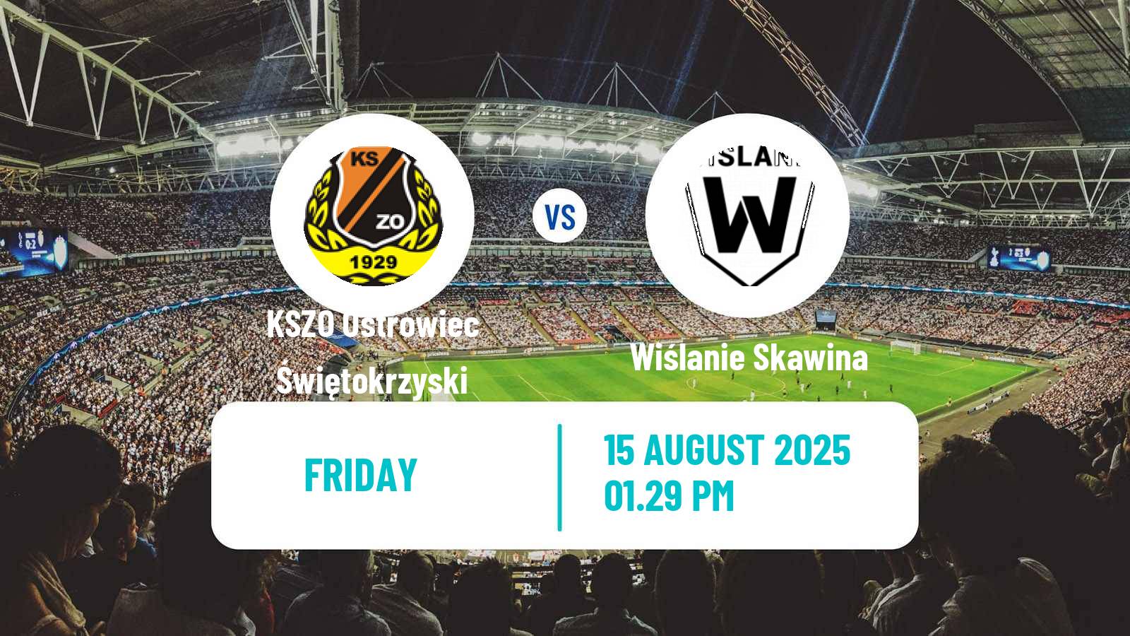 Football Polish Division 3 - Group IV KSZO Ostrowiec Świętokrzyski - Wiślanie Skawina