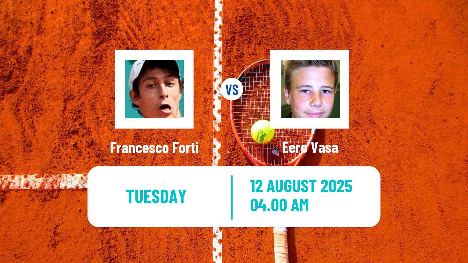 Tennis Todi Challenger Men Francesco Forti - Eero Vasa