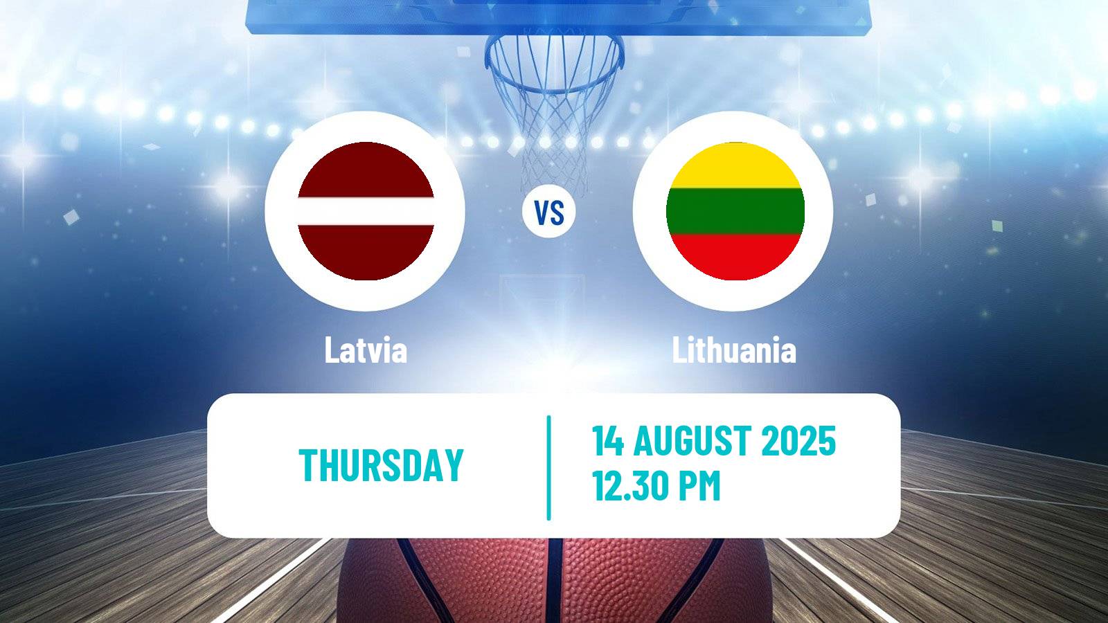 Basketball Friendly International Basketball Latvia - Lithuania