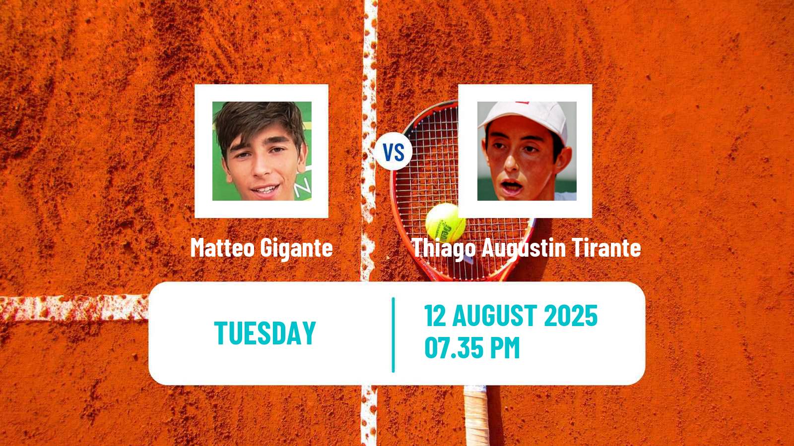 Tennis Cancun 2 Challenger Men Matteo Gigante - Thiago Augustin Tirante