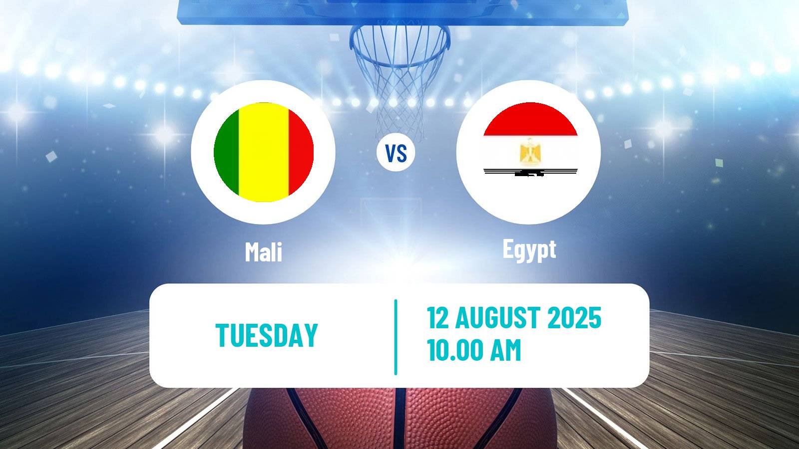 Basketball African Championship Basketball Mali - Egypt