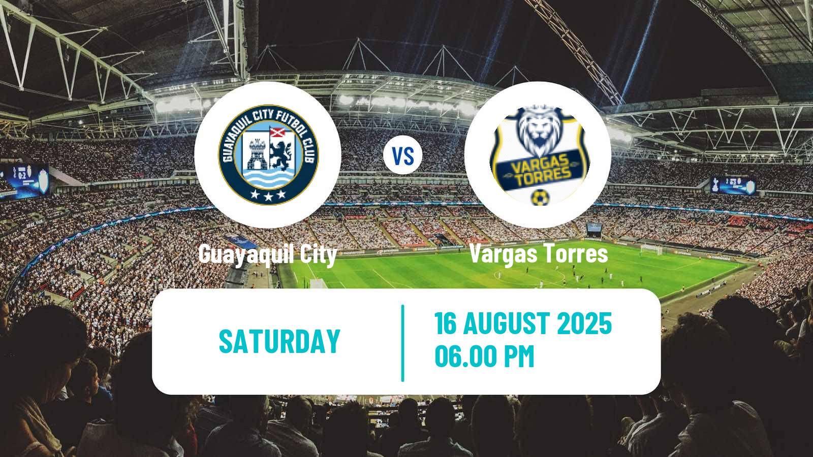 Football Ecuadorian Serie B Guayaquil City - Vargas Torres