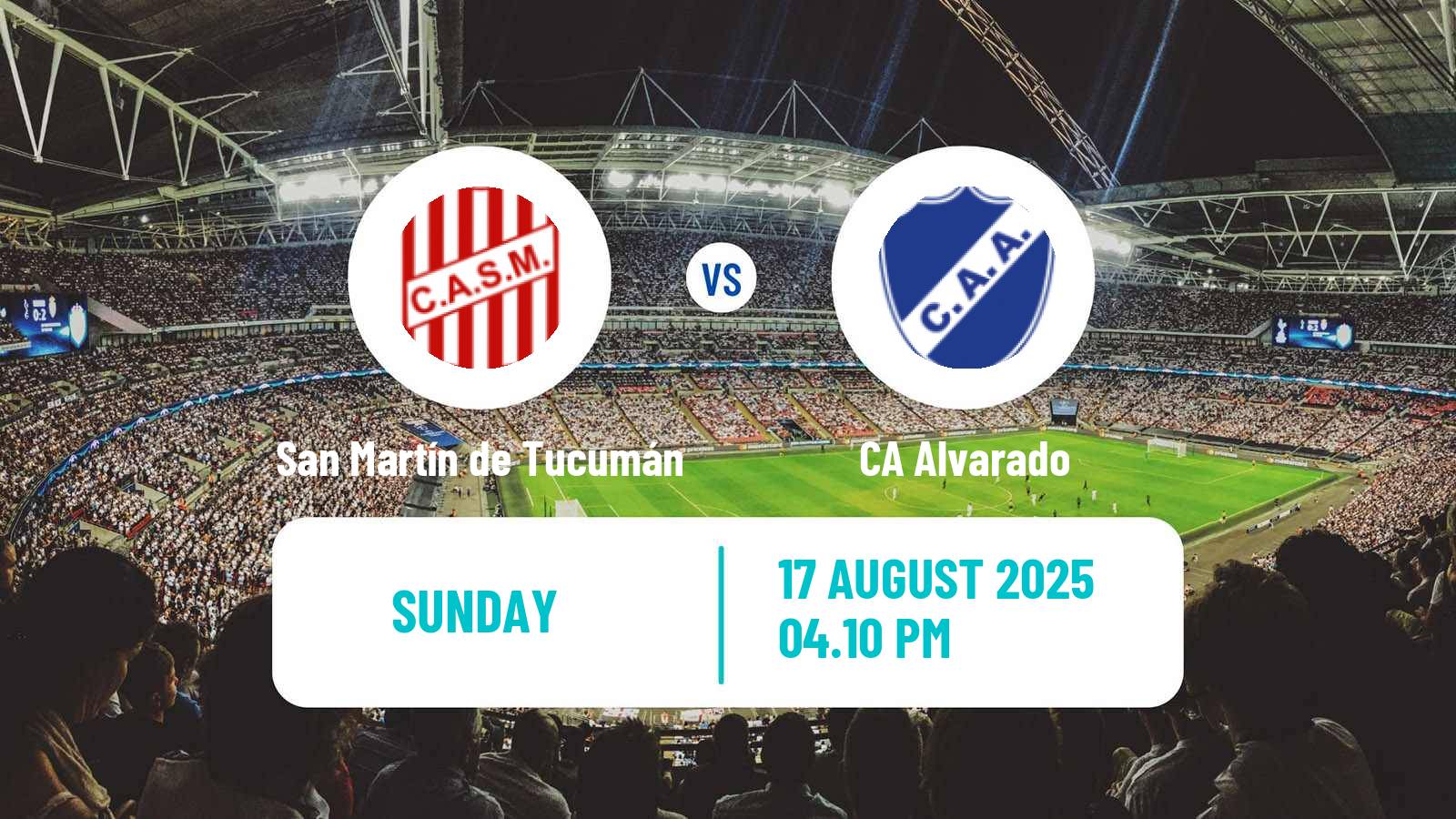 Football Argentinian Primera Nacional San Martín de Tucumán - Alvarado