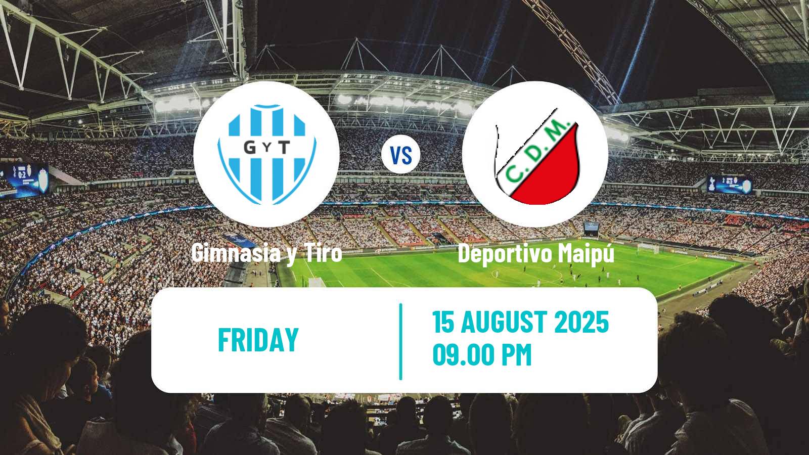 Football Argentinian Primera Nacional Gimnasia y Tiro - Deportivo Maipú