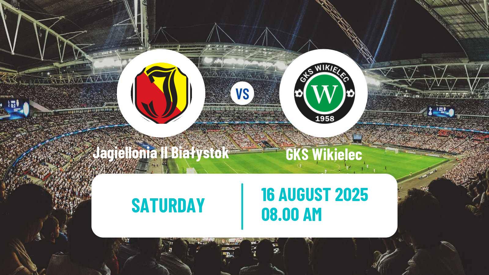 Football Polish Division 3 - Group I Jagiellonia II Białystok - Wikielec