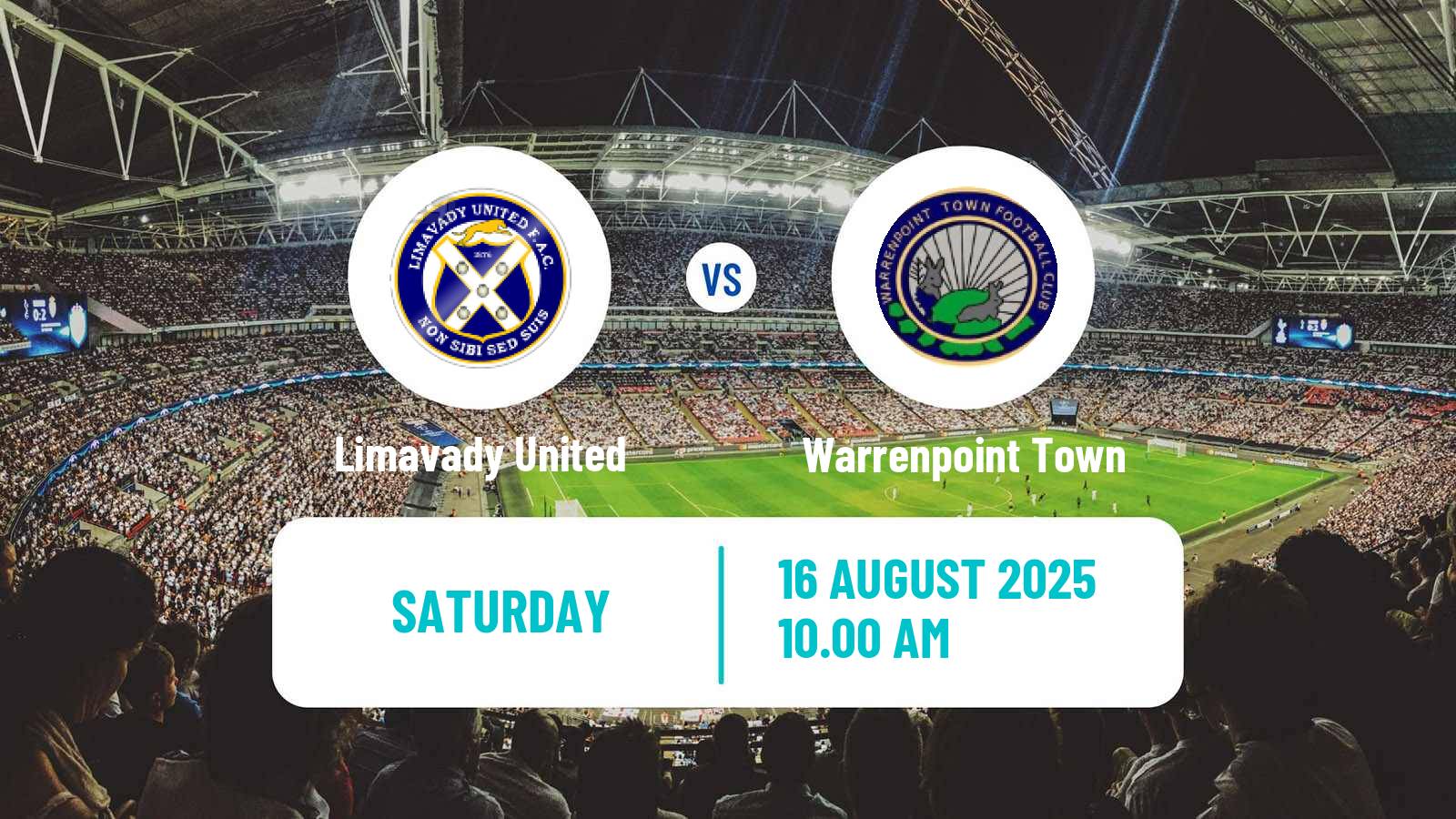 Football Northern Irish Championship Limavady United - Warrenpoint Town