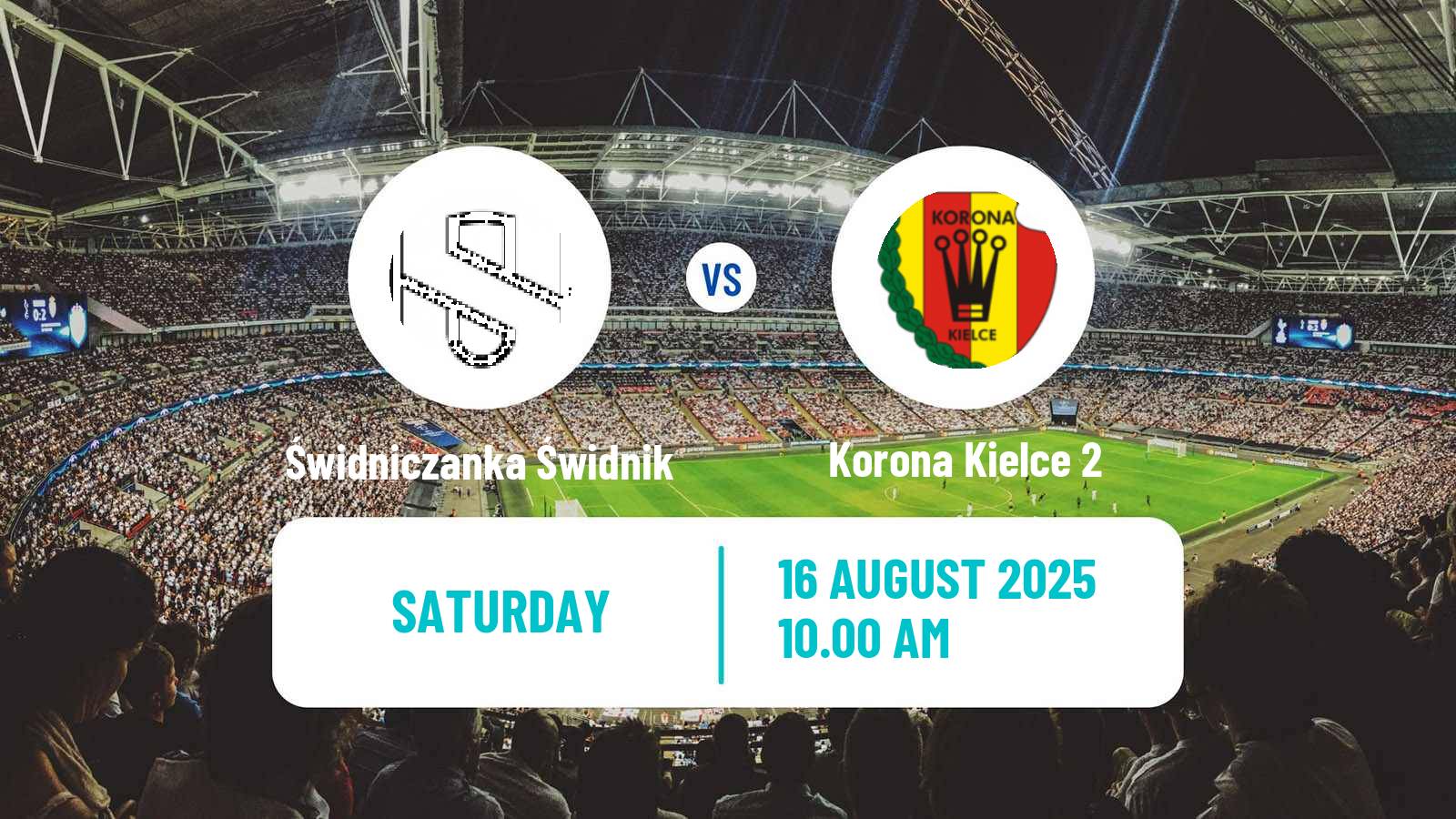 Football Polish Division 3 - Group IV Świdniczanka Świdnik - Korona Kielce 2