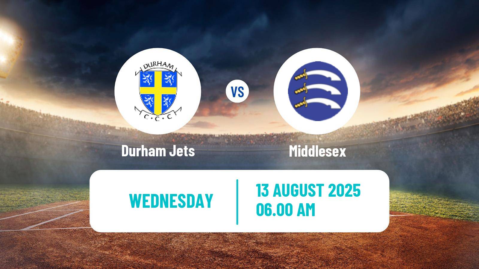 Cricket Royal London One-Day Cup Durham - Middlesex