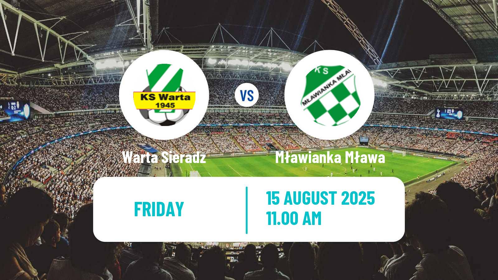 Football Polish Division 3 - Group I Warta Sieradz - Mławianka Mława