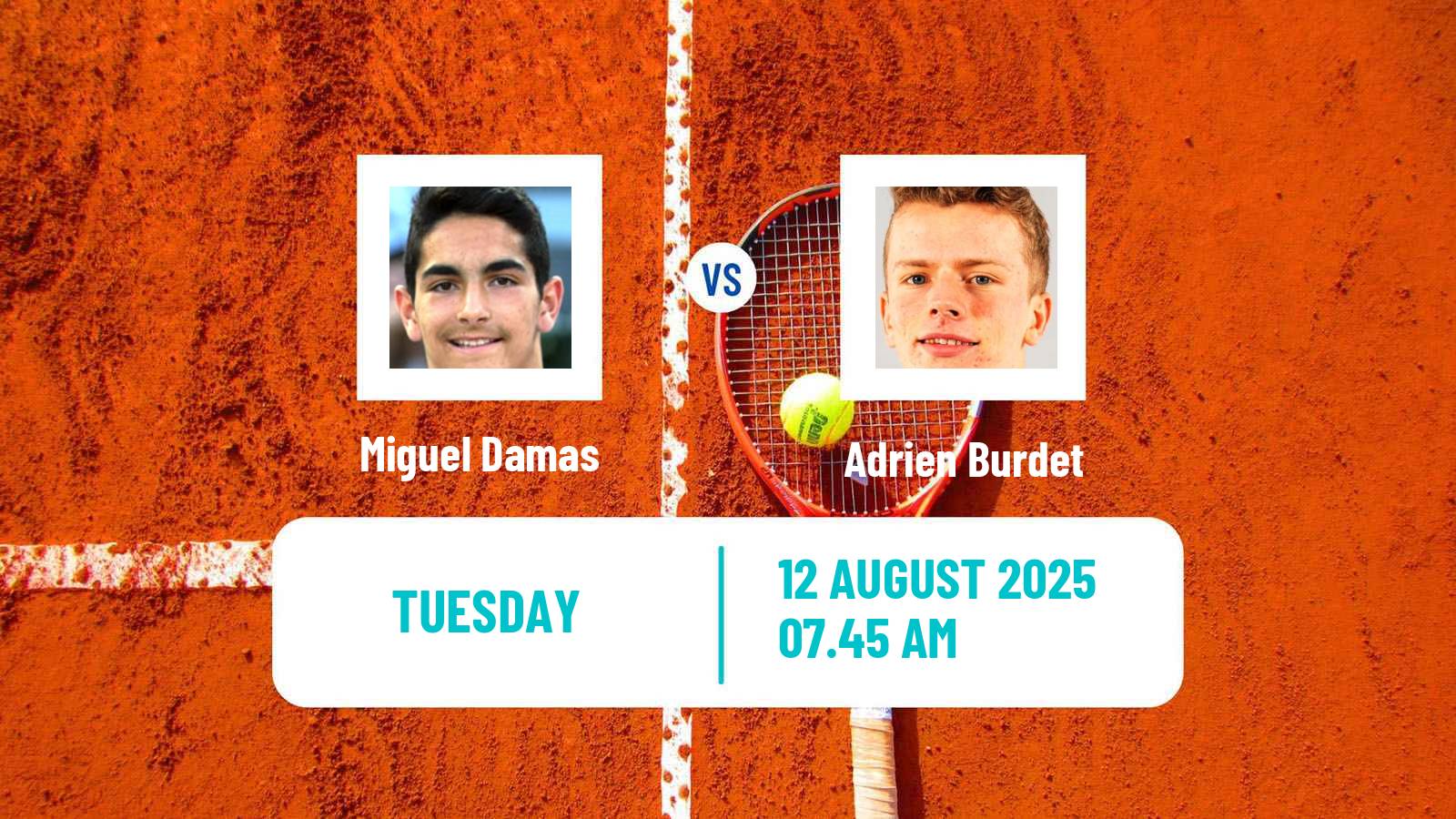 Tennis ITF M25 Gijon Men Miguel Damas - Adrien Burdet